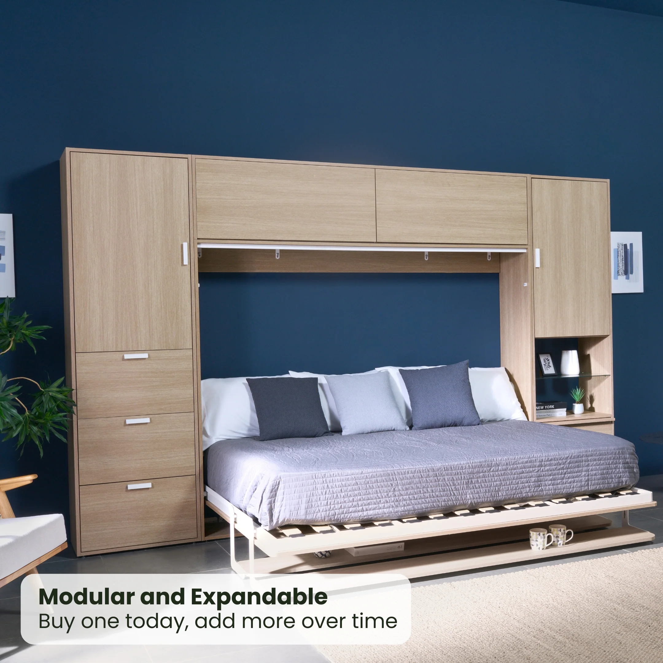 Tall Nightstand Cabinet - Queen / Horizontal - Image 9
